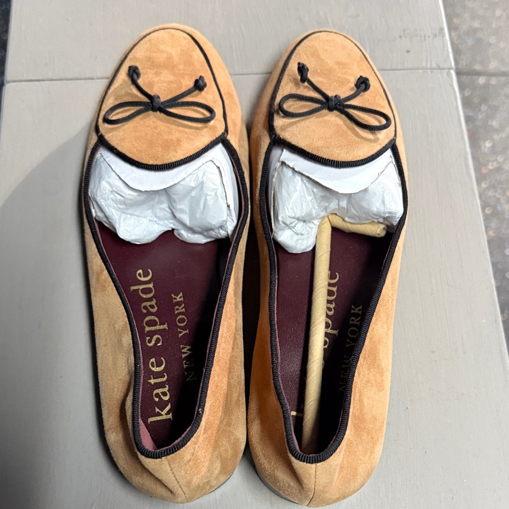 Kate Spade Camel Suede Women's Flats